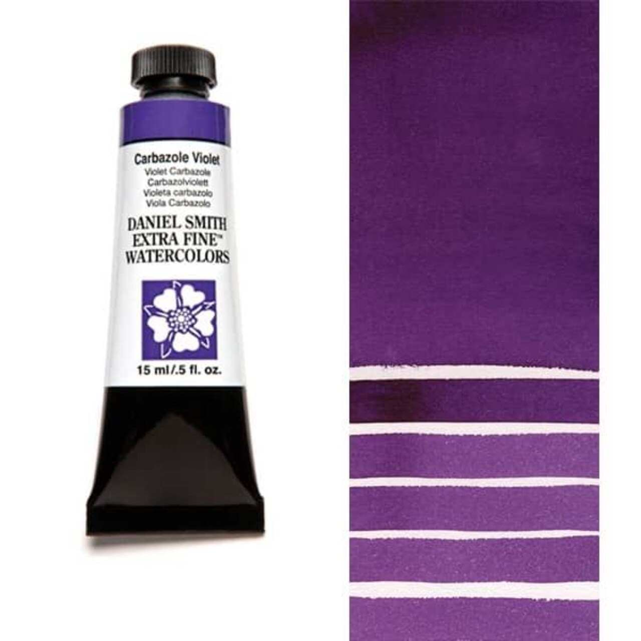 Daniel Smith Extra Fine Watercolors - Carbazole Violet, 5 ml Tube